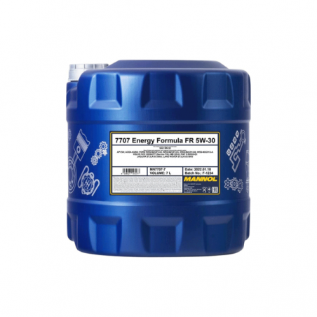 Alyva Energy Formula FR 5W/30 sintetinė varikliams 7 L  