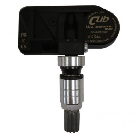 CUB TPMS Sensor UniSenosr Clamp-in Silver Dual-band (B121-018NA2-134)