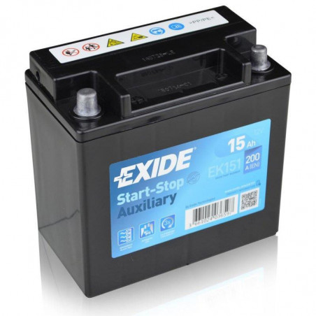 Exide AGM EK151 12V 15Ah 200A 150x90x145 EK151