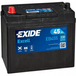 Exide Excell EB455 12V 45Ah 330A 237x127x227 EB455