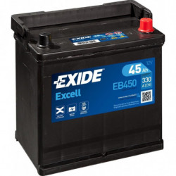 Exide Excell EB450 12V 45Ah 330A 220x135x225 EB450