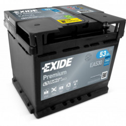 Exide Premium EA530 12V 53Ah 540A 207x175x190 EA530