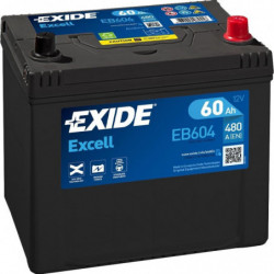 Exide Excell EB604 12V 60Ah 390A 230x173x222 EB604