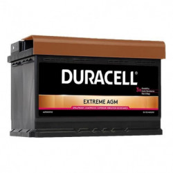 Duracell Extreme AGM DE 60 AGM 12V 60Ah 640A 242x175x190 DE 60 AGM