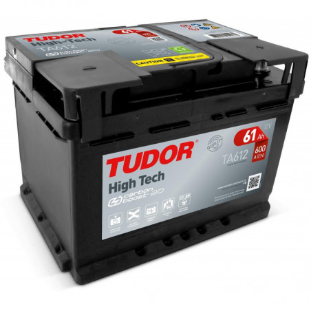 Tudor High Tech TA612 12V 61Ah 600A 242x175x175 TA612