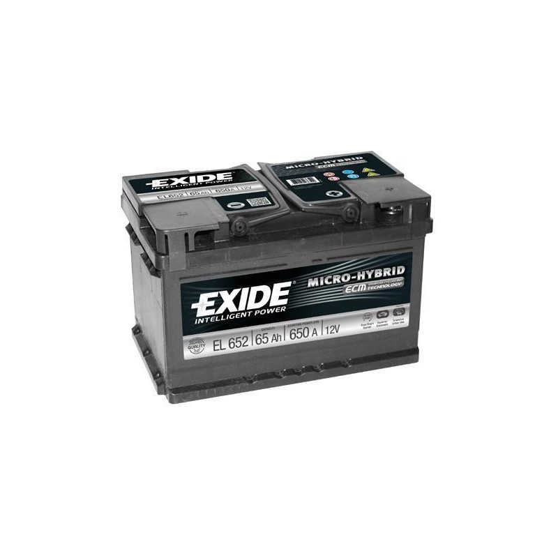 Exide EFB EL652 12V 65Ah 650A 278x175x175 EL652
