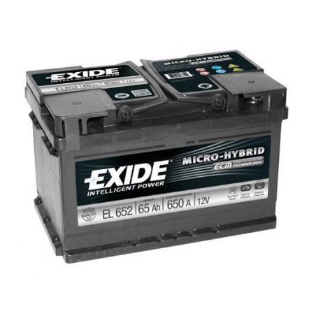 Exide EFB EL652 12V 65Ah 650A 278x175x175 EL652