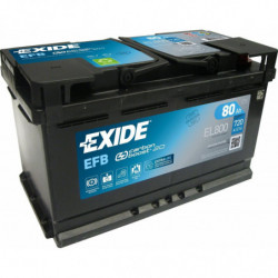 Exide EFB EL800 12V 80Ah 720A 315x175x190 EL800
