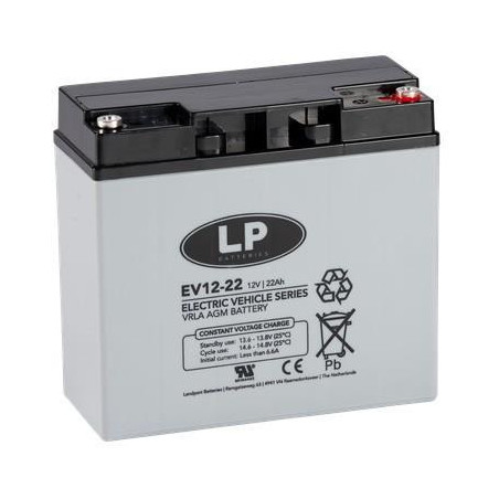 Landport LP VRLA VRLA EV12022 T12 12V 22Ah 181x77x167 VRLA EV12022 T12