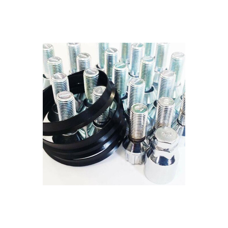 OZ Racing Disku Kits 20x Bolts M12X1.5X25 +4x rings 75.0/65.56 (750656) (81710358)