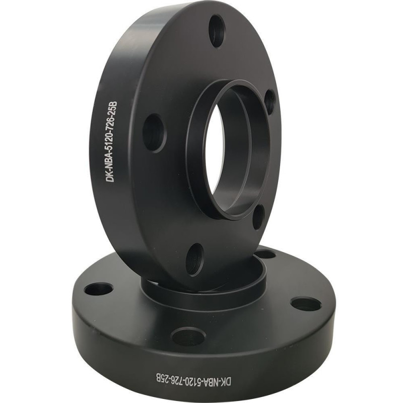 Spacer 25 mm 2 pcs 5x120 72.6 mm Black (NBA-5120-726-25B)