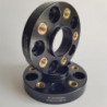 Spacer 25 mm 2 pcs 5x112 66.6 mm With Thread Holds M14x1.5 Black (NBA-5112-666-25-THREAD-M14X1.5B)