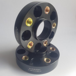 Spacer 30 mm 2 pcs 5x112 66.6 mm With Thread Holds M14x1.5 Black (NBA-5112-666-30-THREAD-M14X1.5B)