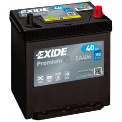 Exide Premium EA406 12V 40Ah 350A 187x127x220 EA406