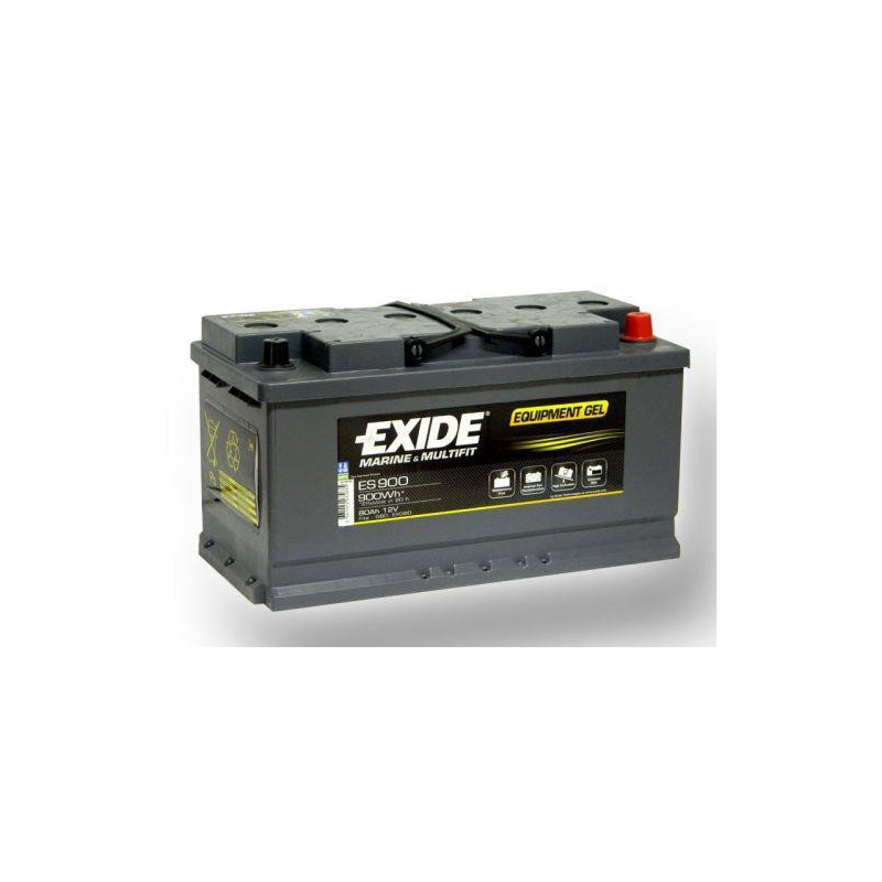 Exide Equipment Gel ES900 12V 80Ah 353x175x190 Gel ES900