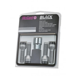 McGard Black Security Bolts M14x1.25x42.3 17mm Hex Conycal 60° (27244SUB)