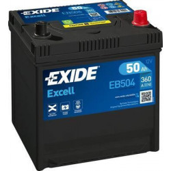 Exide Excell EB504 12V 50Ah 360A 200x173x222 EB504