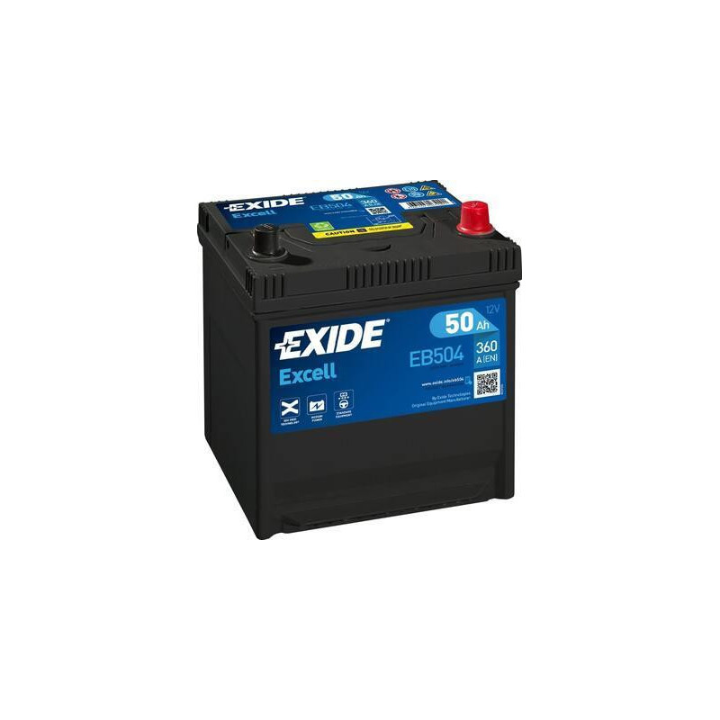 Exide Excell EB504 12V 50Ah 360A 200x173x222 EB504