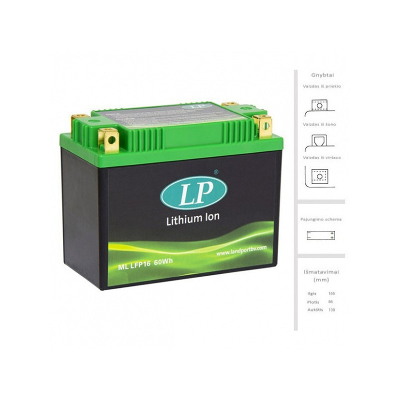 Akumuliatorius 60Wh 300 A EN 12V 