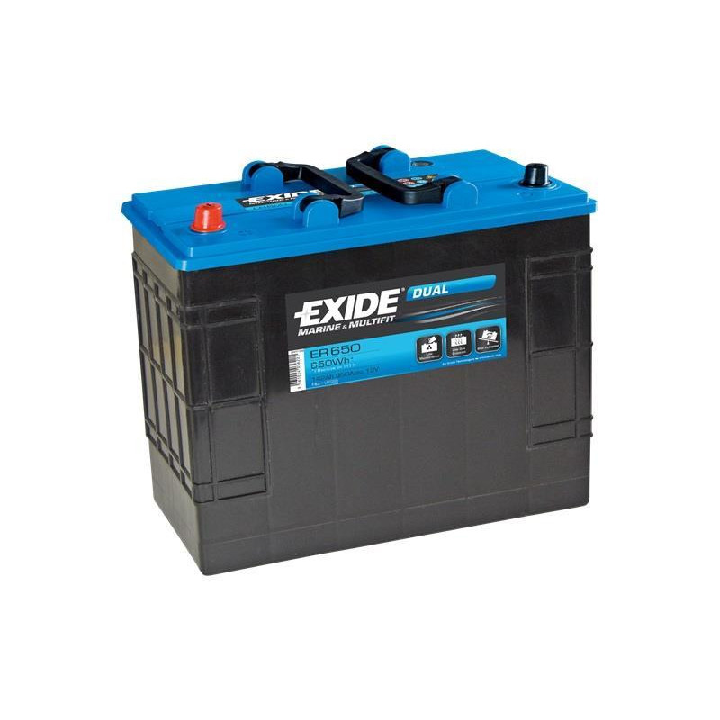 Exide Dual Marine & Multifit ER650 12V 142Ah 850A 350x175x290 ER650